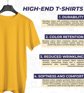 Mr/Mrs Printed Couple (Yellow) T-shirts