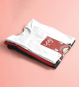 Notorious Itadori Cotton White Tshirt For Mens and Boys