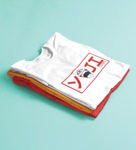 Itadori In Love Printed Cotton White Tshirt For Mens and Boys