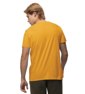 Itadori In Love Printed Cotton Yellow Tshirt For Mens and Boys