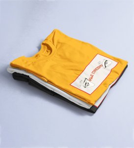 Itadori Two Faces, Printed Cotton Yellow Tshirt For Mens and Boys