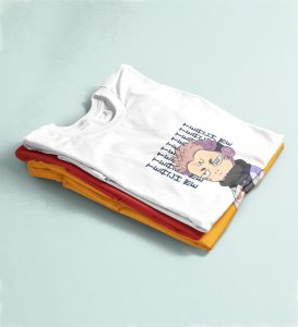 Yuji Itadori Printed Cotton White Tshirt For Mens and Boys