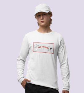 Anime Printed Itadori Cotton White Full Sleeves Tshirt For Mens and Boys