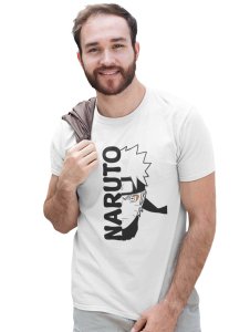 Tanjiro Shadow - White printed cotton t-shirt - Comfortable and Stylish Tshirt