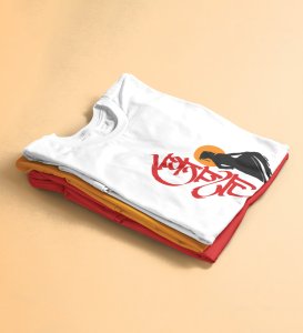 The great warrior Combed Cotton Printed Half Sleeve T-hirt