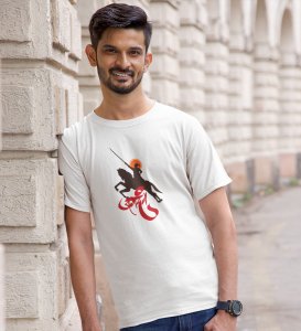 Jagdamba Cotton Printed Half Sleeve T-hirt