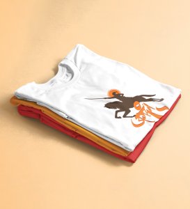 Great Devotee Combed Cotton Printed Half Sleeve T-hirt