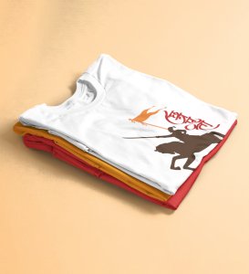 The Warrior King Cotton Printed Half Sleeve T-hirt
