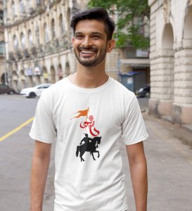 Jagdamba' Devotee Cotton Thirt for Men Regular Fit Printed T-hirt