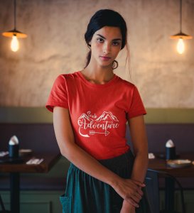 Seek Adventure that open your mind Printed t-shirts - Clothes for travelers and riders - suitable for all kinds of events - best gifting item for friends and family.