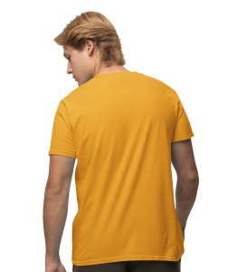 Camp hair dont care - Yellow Printed t-shirts - Clothes for travellers and riders -for mens - suitable for all kinds of Adventurous journey- best gifting item for friends and family.