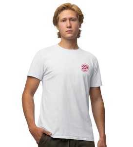 Change Of Success Wings White Round Neck Cotton Half Sleeved Mens TShirt with Printed Graphics