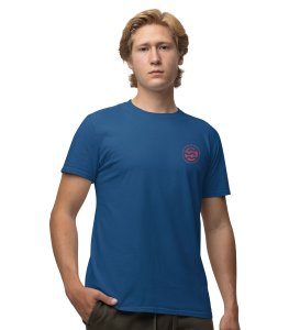 Change Of Success Wings Blue Round Neck Cotton Half Sleeved Mens TShirt with Printed Graphics