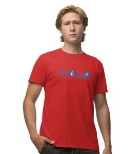 Patience Is Profit Wings Red Round Neck Cotton Half Sleeved Men's T Shirt with Printed Graphics