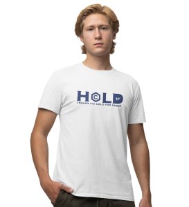 Gold For Nerds Wings White Round Neck Cotton Half Sleeved Men's T Shirt with Printed Graphics