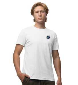 The Only Wallet Wings White Round Neck Cotton Half Sleeved Men's T Shirt with Printed Graphics