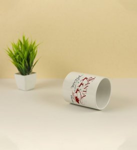 Santa Please Stop Here to Bring Festive Vibes Printed Coffee Mugs