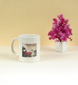 Santa's Merry Little Coffee Christmas Printed Coffee Mug