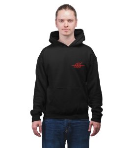 The Master of Genjutsu and the Burden of Truth Printed Black Cotton Hoodie For Men