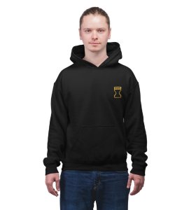 The Wind Master with a Tale of Courage and Loyalty Printed Black Cotton Hoodie For Men