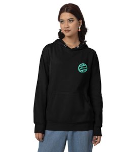 The Master of Shadows with Unmatched Intelligence Printed Black Cotton Hoodie For Women