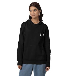 The Skilled Fighter with the Will to Protect and Heal Printed Black Cotton Hoodie For Women