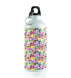 Add Some Ghostly Charm with Colorful Spirits on Aluminium Water Bottle 600ml