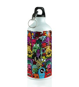 Monsters of Fun: Jollity on Aluminium Water Bottle 600ml