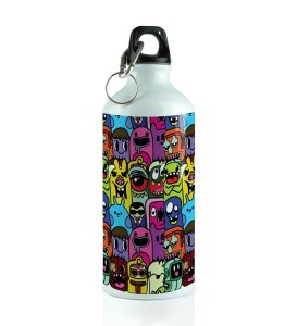 Cool Mobs for a Refreshing Sip on Aluminium Water Bottle 600ml