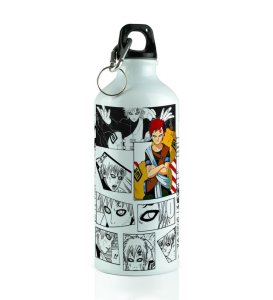 Awaken the Spirit of the Red-Haired Hero in This Manga Printed Sipper Bottle