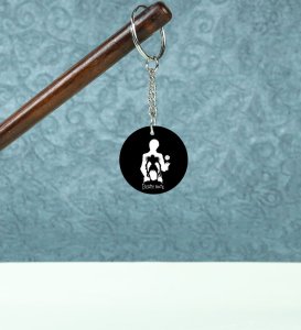 Shinigami Meets Genius Anime Printed Round Keychains Pack of 2