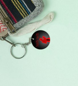 Detective L and Kira Light Anime Printed Round Keychains Pack of 2