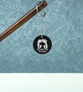 Ryuk Said Im Going to Win This Game Anime Printed Round Keychains Pack of 2