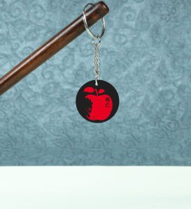 Ryuk and His Apple Addiction Anime Printed Round Keychains Pack of 2