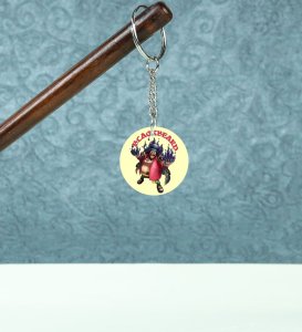 Blackbeard The Fearsome Pirate King Anime Printed Round Keychains Pack of 2
