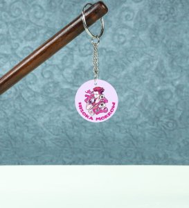 The Charismatic Hisoka Morow Master of Illusion and Intrigue Anime Printed Round Keychains Pack of 2