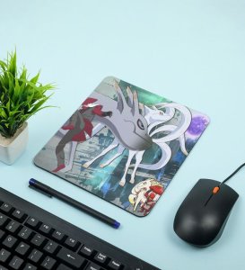 Masters of Fire: The Union of Kokuo and Han Printed Mousepad