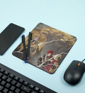 Heart of the Desert: The Legacy of Gaara and Shukaku Printed Mousepad