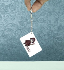 Kabuto The Cunning Shinobi  Printed White Anime Keychains Pack Of 2
