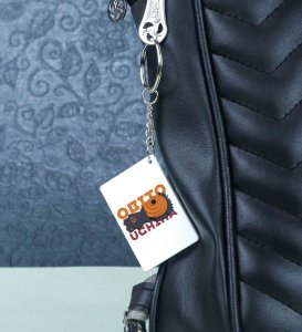 Tobi Masked Chaos  Printed White Anime Keychains Pack Of 2