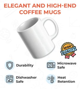 Winter Snowflakes and Frosty Magic Full Printed Coffee Mug