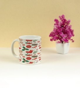 Cozy Christmas Decor and Festive Charm Full Printed Coffee Mug