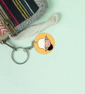Usopp's Big Dreams and Coolest Anime Printed Round Keychains Pack of 2
