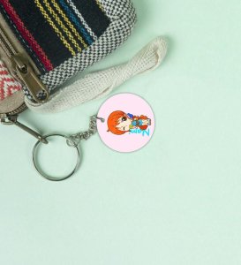 Charming Treasure Hunter's Dream Anime Printed Round Keychains Pack of 2