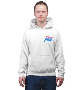 Street King Unmatched Performance  Printed White Hoodie for Men