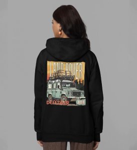 All-Terrain Mastery: Where Power Meets Precision Printed Black Hoodie for Women