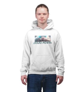 Eyes of the Wild Beasts Strength Cotton White Hoodie for Men