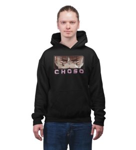 Reluctant Hero Full of Determination Cotton Black Hoodie for Men