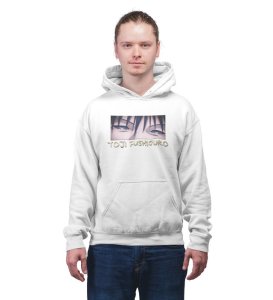 Intense Eye Resolute Warrior Cotton White Hoodie for Men