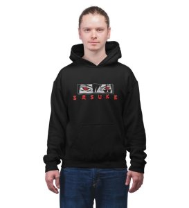 Eyes That Hold Justices Resolve Cotton Black Hoodie for Men
